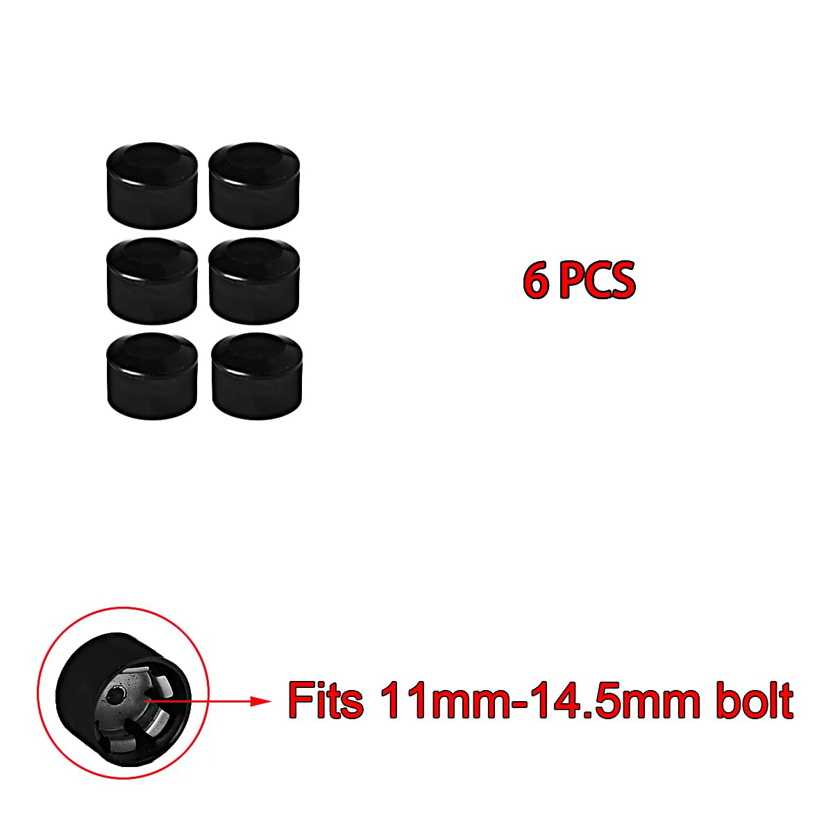 Motorcycle Bolt Covers Head Bolt Toppers Caps Black Kit for Harley 2017-2023 Touring Road King Street Glide Road Glide 2018-2023