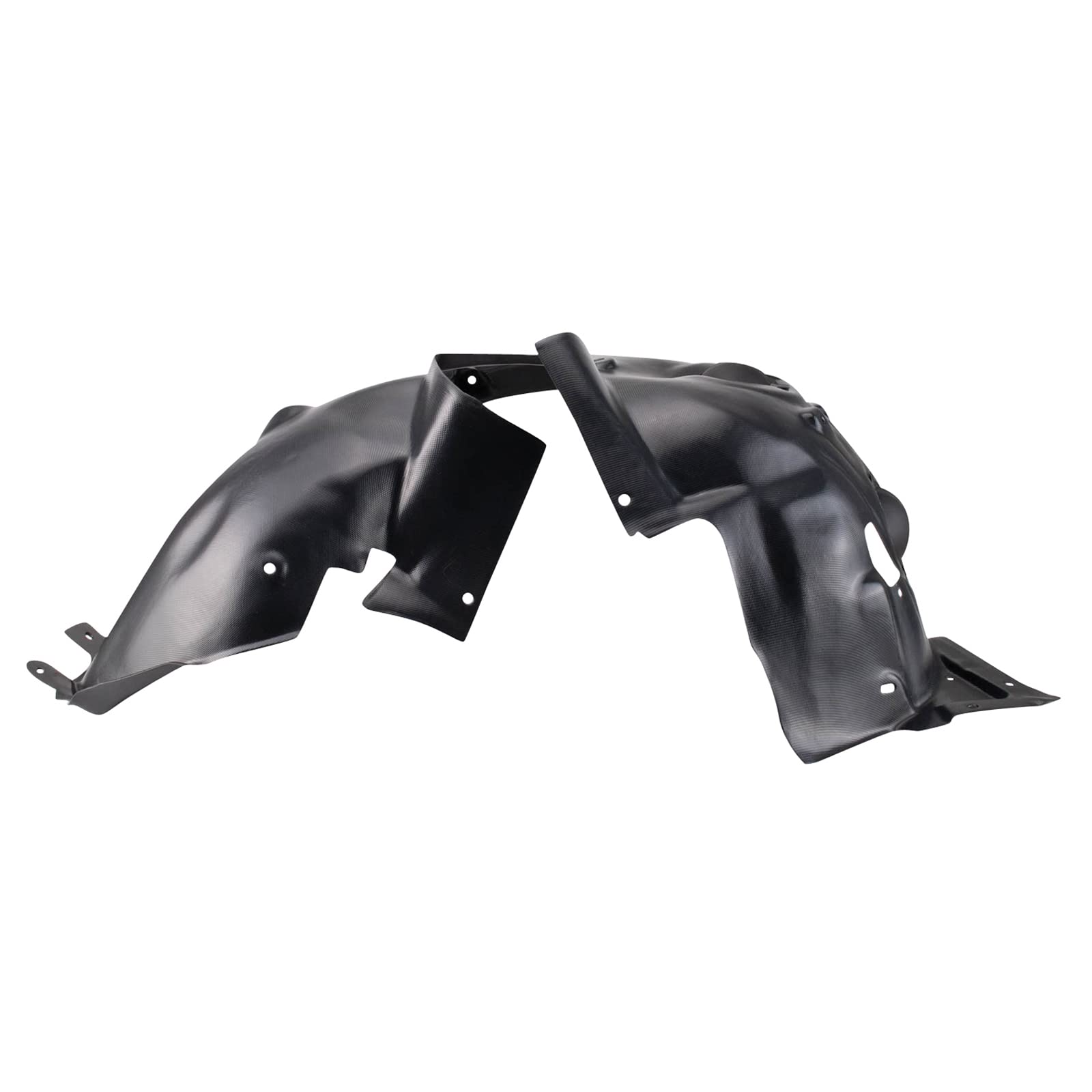 Trq Inner Fender Liner Set Compatible With 2009-2015 Mini Cooper Mc1248103 Mc1249103