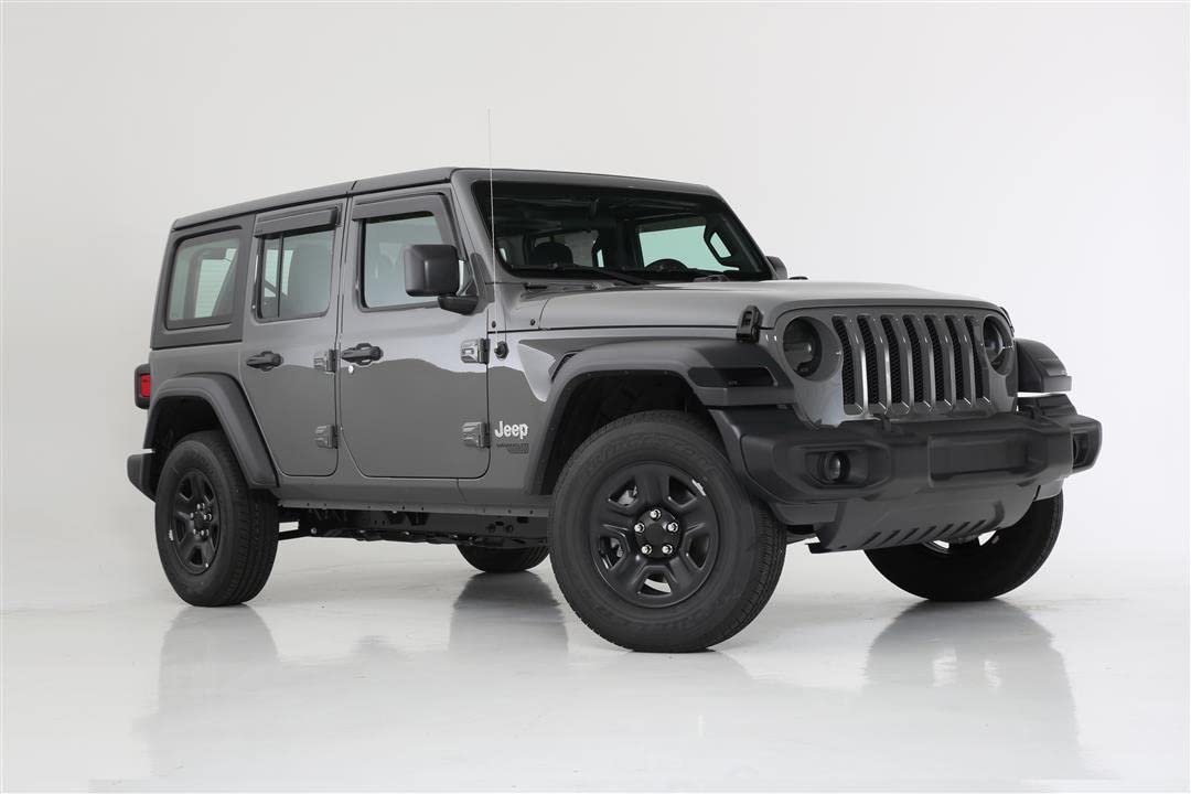 Gt Styling 80644X Carbon Fiber Front Window Ventguards Fits 2018-2019 Jeep Wrangler Jl/Jlu