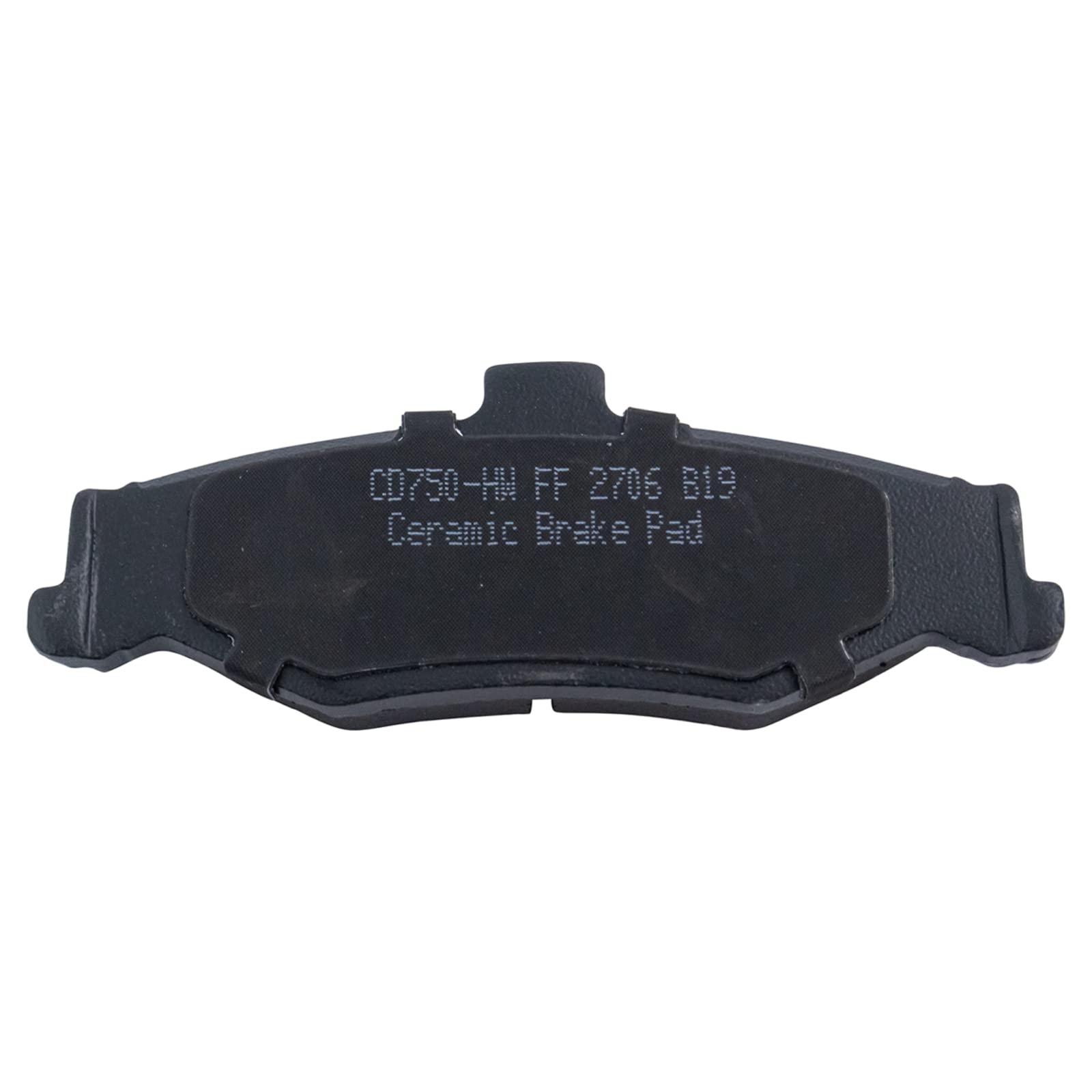 TRQ Rear Brake Pads Ceramic Compatible with 1998-2002 Chevrolet Camaro Pontiac Firebird