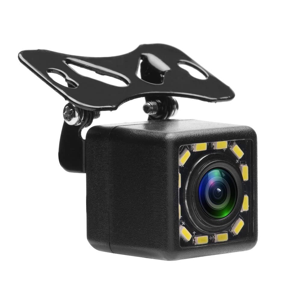 Car Backup Camera, Rear View Camera Ultra Hd 12 Led Night Vision,Waterproof Reverse Camera 170 Wide View Angel For Universal Car