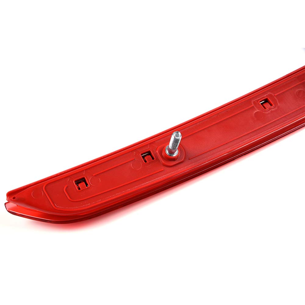 Cheda Third 3D Brake Lights, Compatible With 2006-2014 Audi Tt 8J, Red Lens Clear Housing Led Bar Tail Cargo Lamp