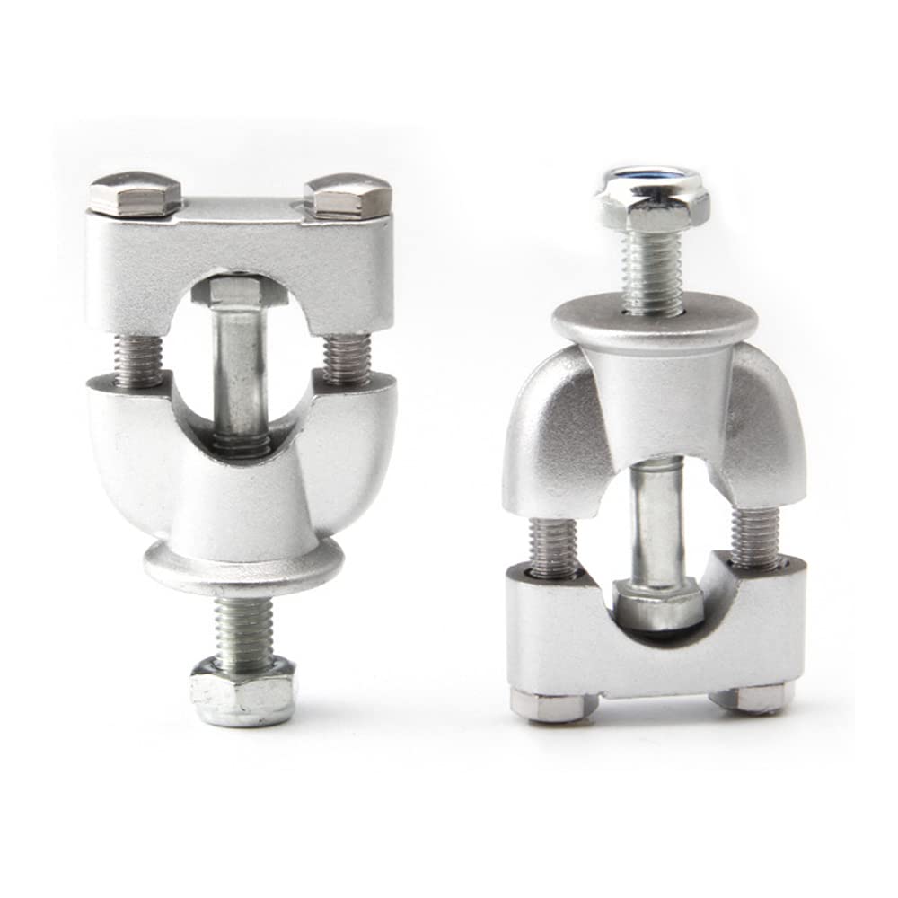 22Mm 7/8' Motorcycle Handlebar Risers Mount Clamps For Dirt Pit Bike Atv Pack Of 2