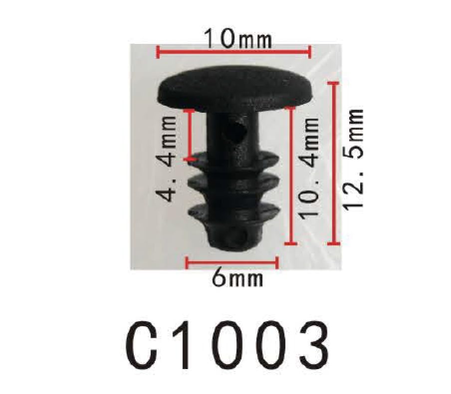 Autobahn88 Retainer Clip For Door Weatherstrip, Compatible With Toyota Rav4 (Oem: 6786920030) (Pack Of 20)