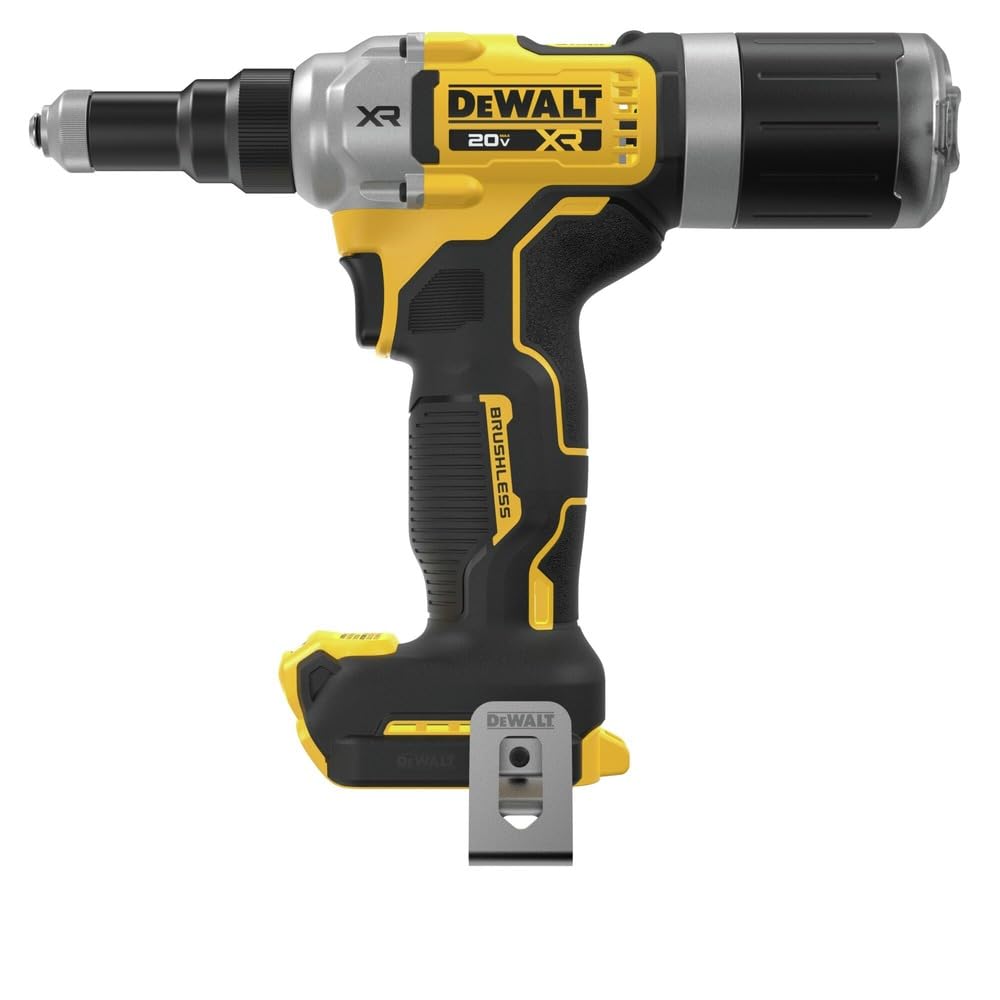 DEWALT 20V MAX XR Cordless Rivet Tool, 1/4'', Bare Tool Only (DCF414B)