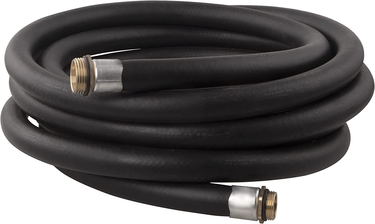 Fuel Transfer Hose, 1 Inlet 1 Inch Outlet Fuel Hose x 20 (6 M) Fuel Hose 20 ft 3/4 Inch Fuel Pump Hose for Dispensing Diesel Fuel Gasoline Grease Kerosene Petroleum Oils -Like New