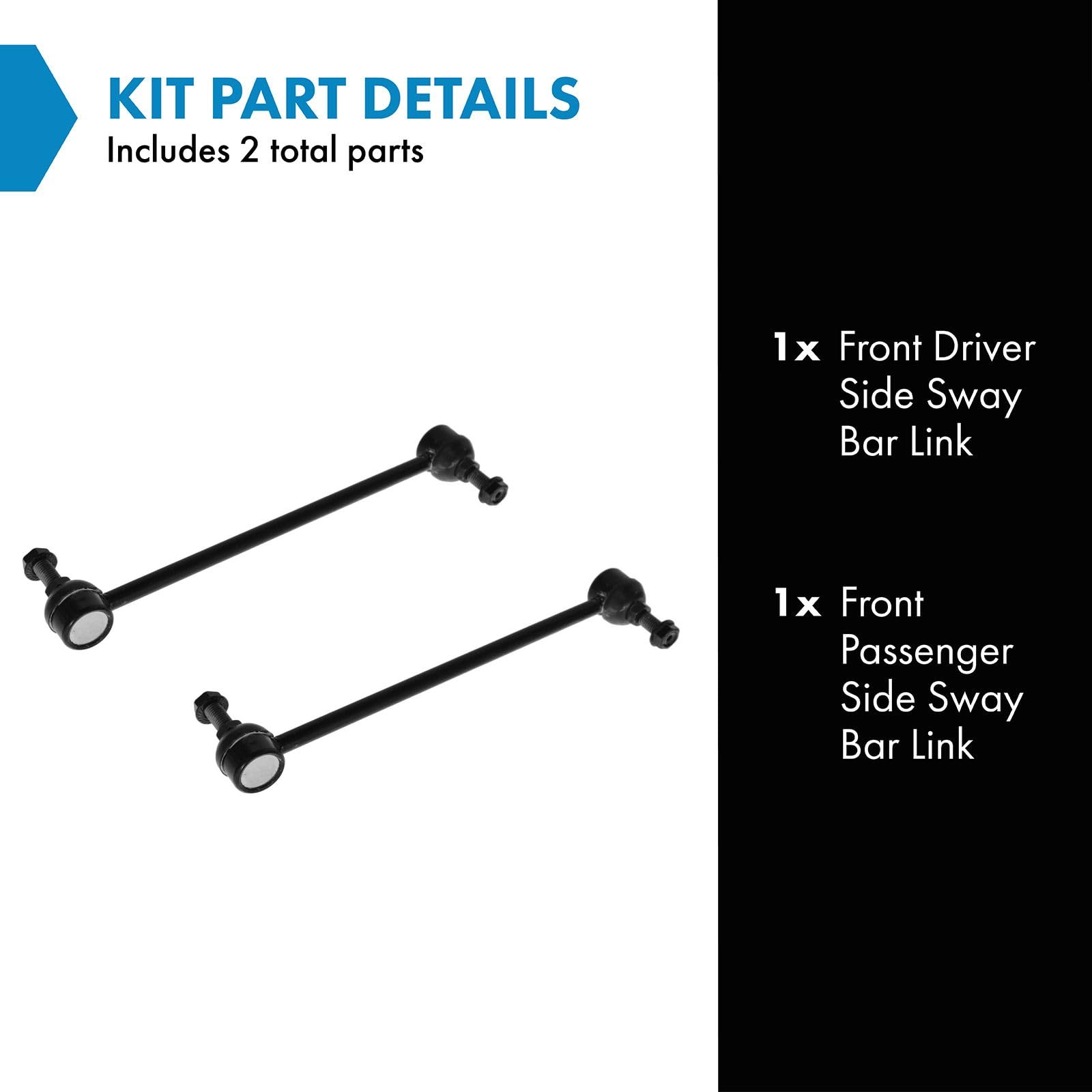 Trq Sway Bar Link Pair Set Of 2 For Pacifica Town & Country Grand Caravan Voyager