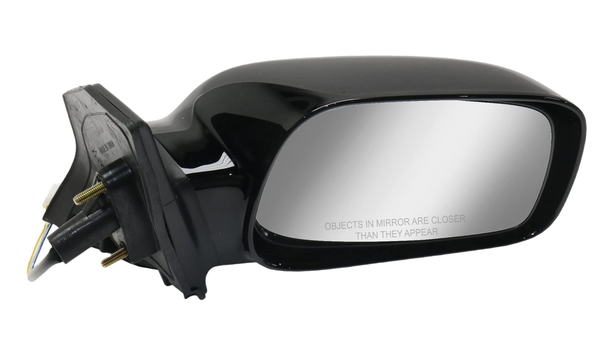 Kool Vue Passenger Side Power Mirror for Toyota Corolla 2003-2008 Without Signal Light Paintable