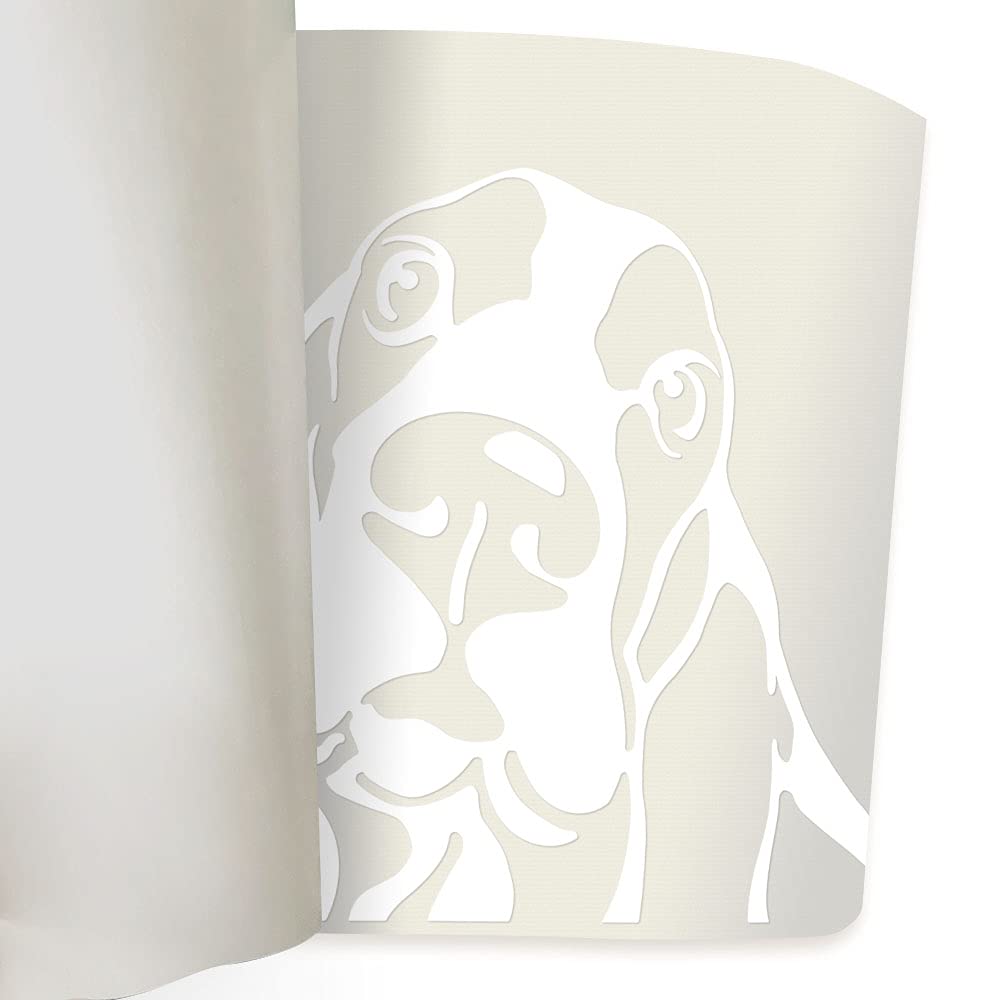 Wirester 6 Inch Clear Vinyl Decal Sticker Decoration For Car Window (Or Any Flat Surface) - Basset Hound Dog