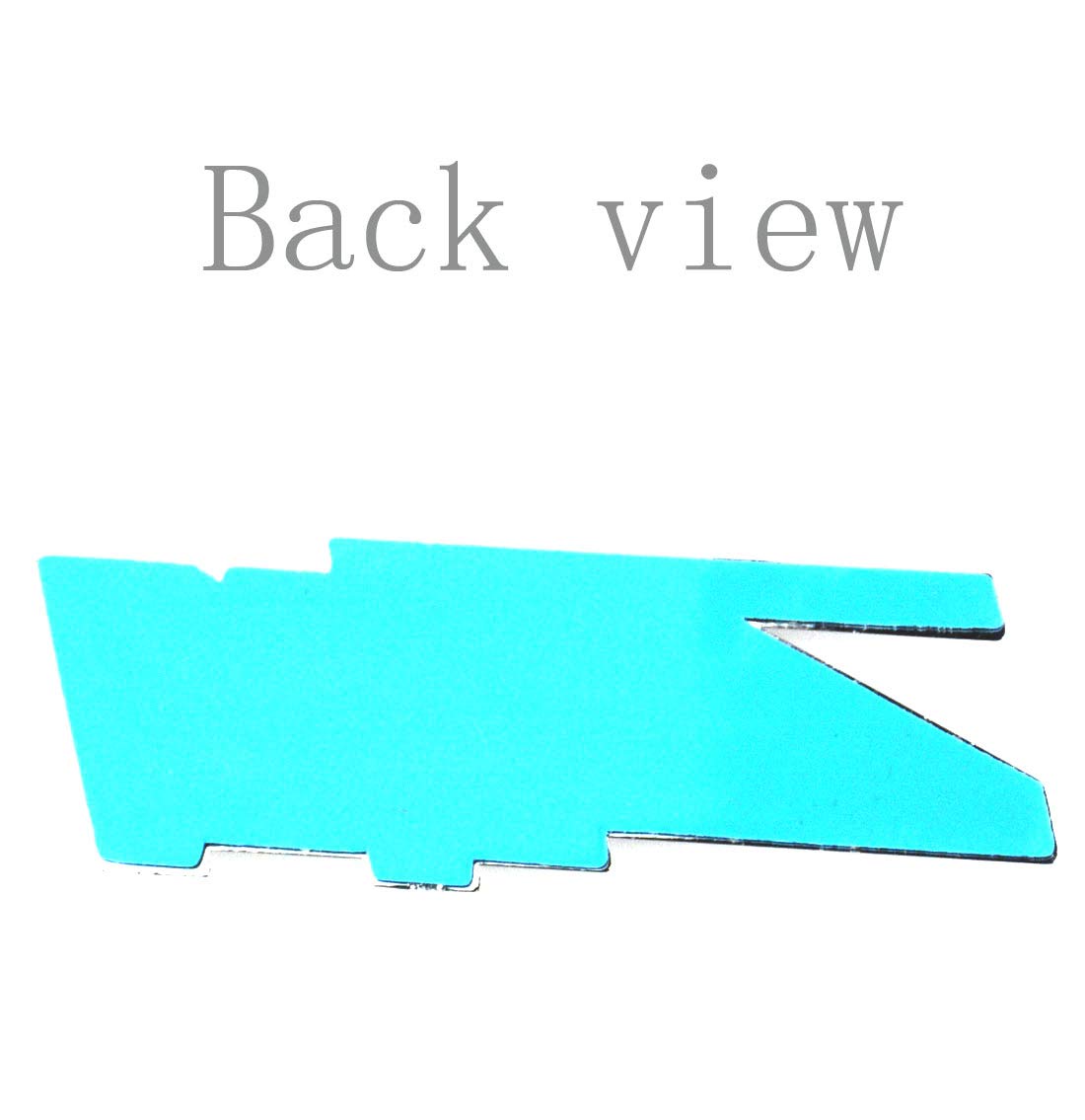 Aimoll 2pcs Z71 4x4 Emblems Badges, 3D ABS Decal Emblems Replacement for Chevy GMC Silverado (Chrome Black)