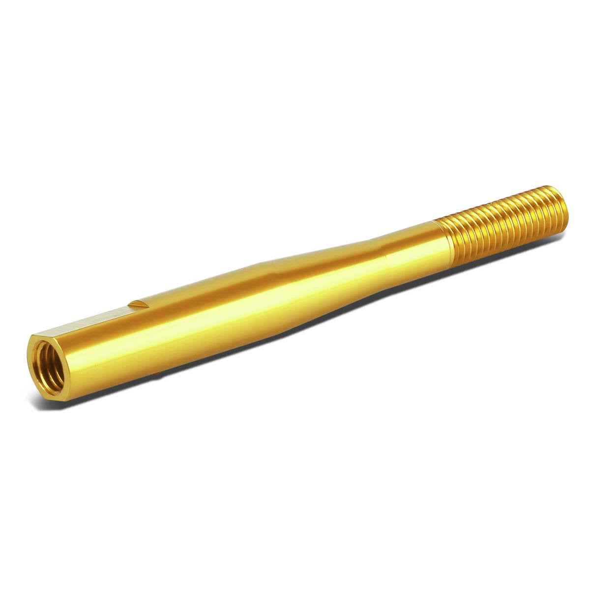 Auto Dynasty Compatible with Civic/Del Sol/CRX/Integra Double Bend Short Throw Shifter+5-Speed Gear Knob+3.5&quot; Extension Kit (Gold)