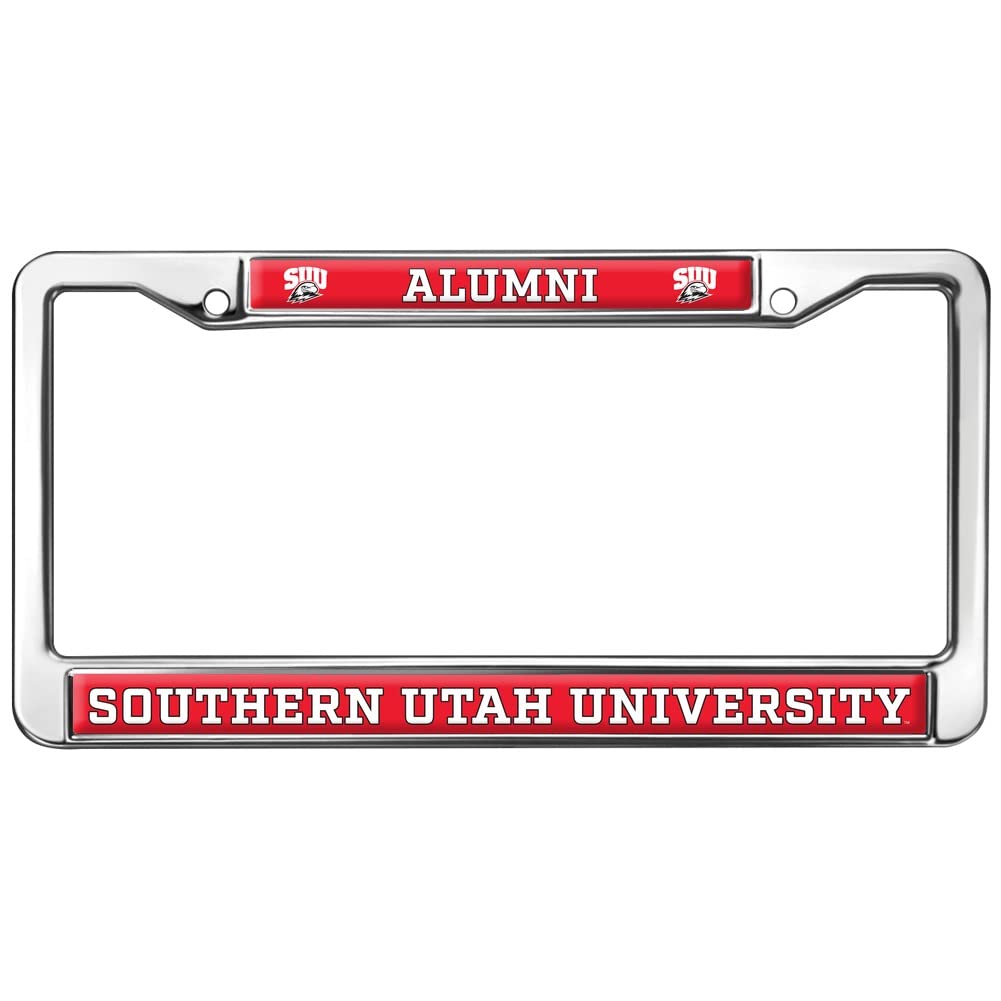 Southern Utah University Alumni Logo Full Size Standard License Plate Metal Frame