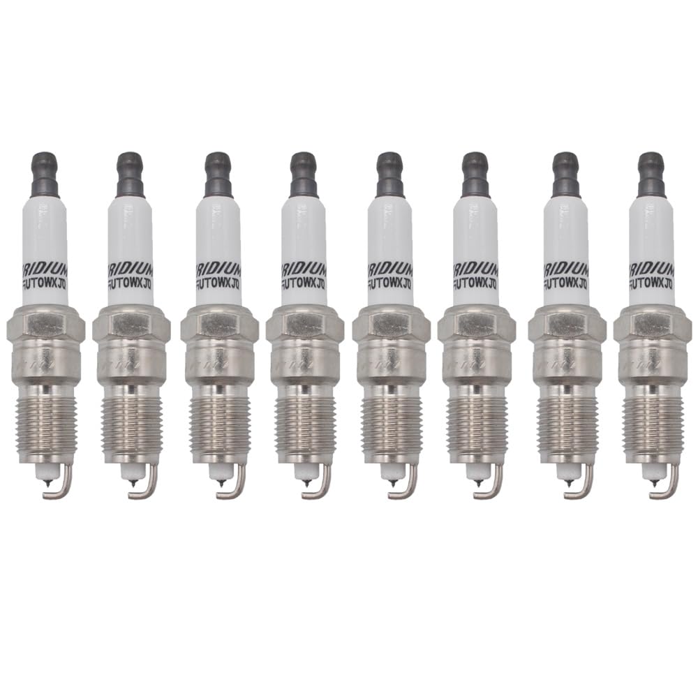 Autowxjq Iridium Spark Plug 8Pcs Replace 3951 Tr55 Compatible With Chevrolet Silverado 1500 Gmc Cadillac Escalade Buick Ford F-150 Crown Victoria Lincoln Town Car V8
