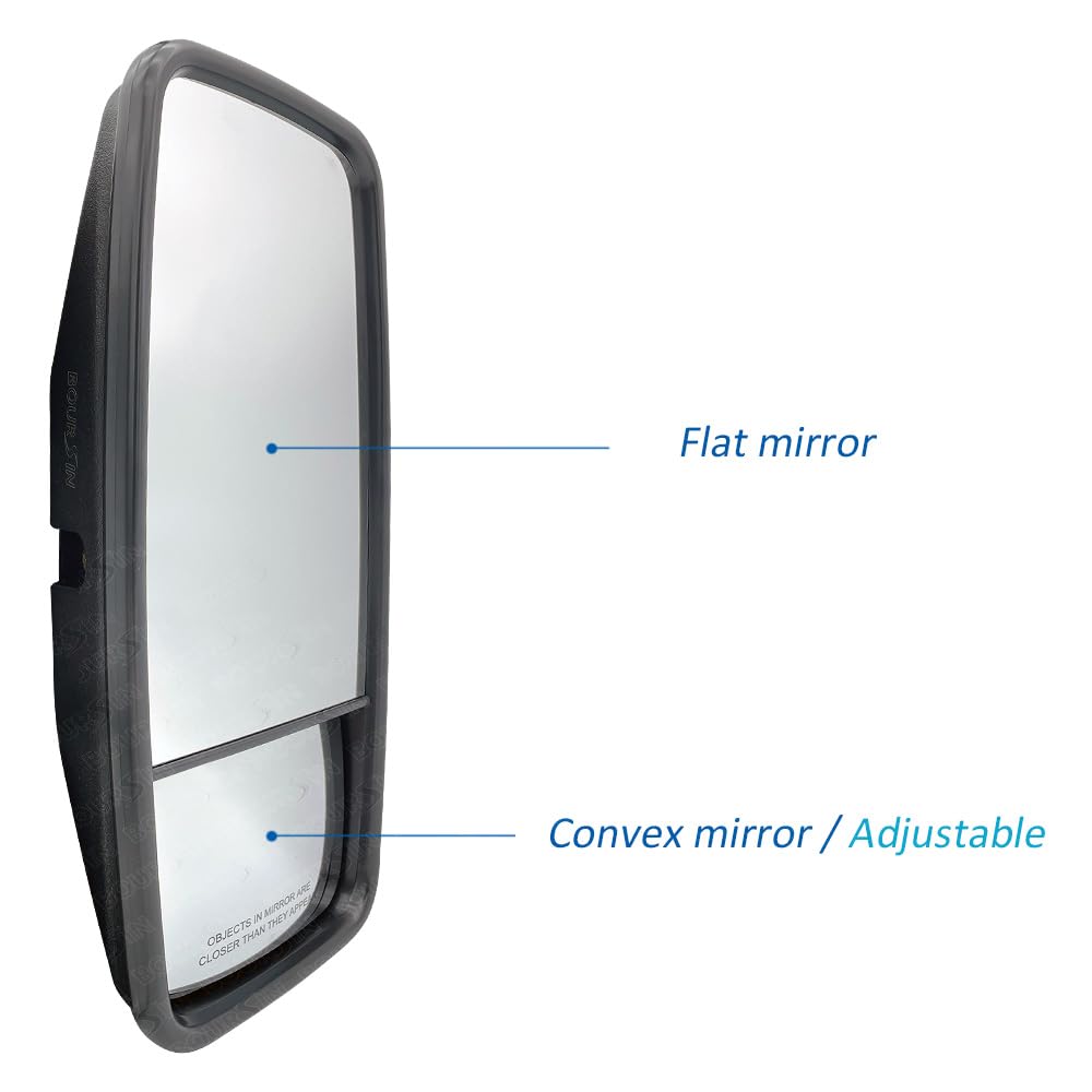 Side Door Mirror Rh For Isuzu Truck NPR NPR-HD NPR-XD NQR NRR Chevrolet GMC W3500 W4500 W5500 4JJ1 4HK1 Diesel Gas 2008-24 Passenger Side