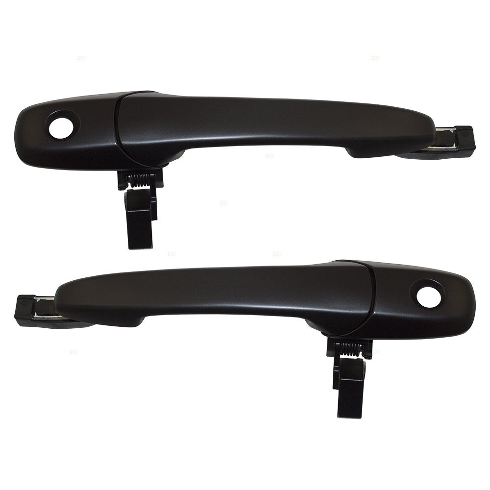 Autoandart Brock Replacement Pair Set Outside Outer Exterior Door Handles Compatible With 2005-2014 Mustang Gt St Lujo Bullitt B