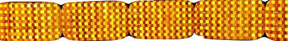 Litemark Dot-Sae Amber 2 Inch X 3.5 Inch High Reflective Prismatic Lenses With Durable Protective Transparent Layer For Safety And Increased Visibility (Pack Of 4 Reflectors)