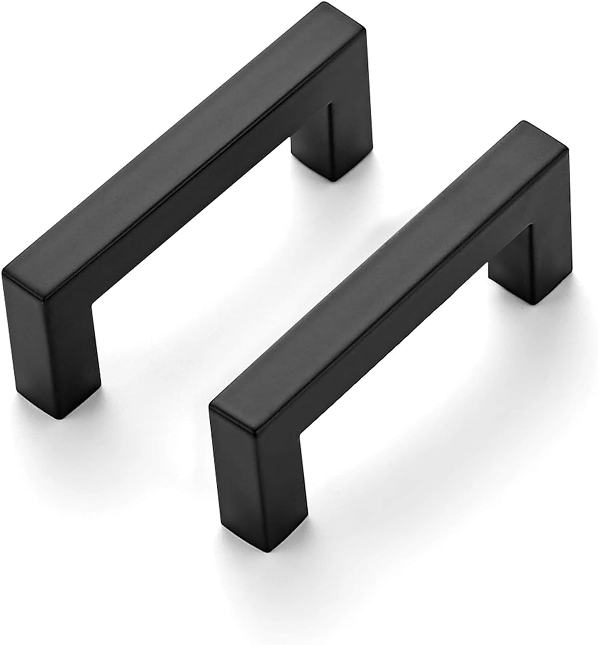 Ravinte 14 Pack 3 Inch Cabinet Handles Kitchen Square Matte Black Cabinet Pulls Black Drawer Pulls Cabinet Hardware Kitchen Handles