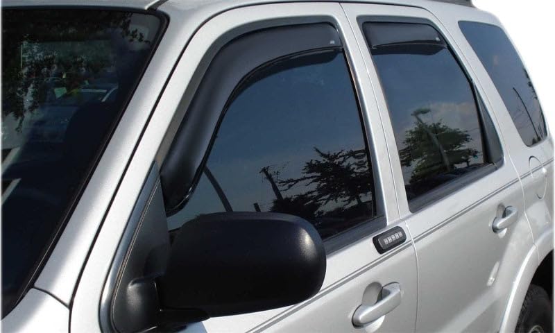Auto Ventshade [Avs] In-Channel Rain Guards For 2018 - 2024 Chevrolet Equinox, 4 Pcs. | Window Vent Visors - Smoke | 194634