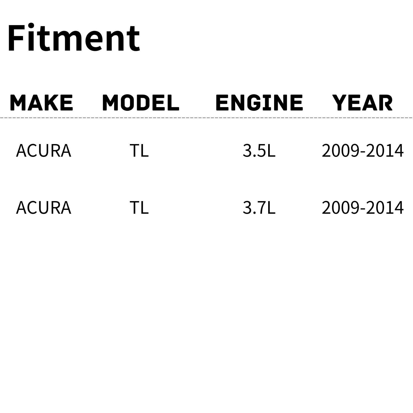 TYG OE Replacement(CAPA Quality) Cooling Fan Extra Silent for 2009-2014 Acura TL 3.5L/3.7L | 19015-RK1-A01 | AC3115114 | 621-361