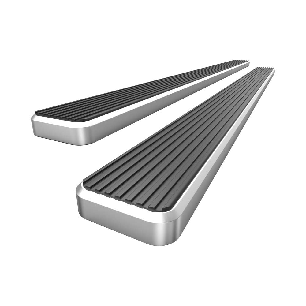 Aps Running Boards 6 Inches Compatible With Chevy Silverado Gmc Sierra 1500 2007-2018 & 2500 Hd 3500 Hd 2019 Crew Cab (Exclude 0