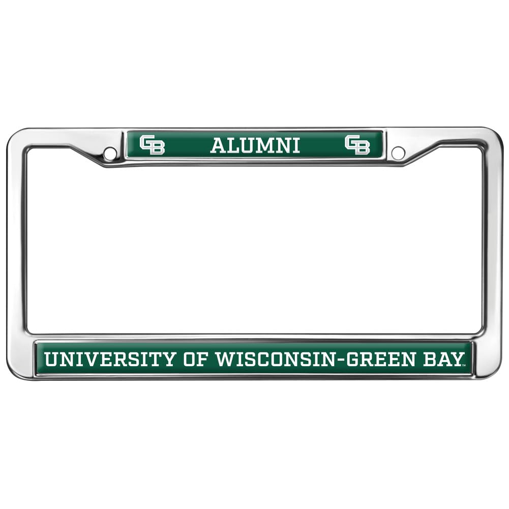 University of Wisconsin - Green Bay Alumni Full Size Standard License Plate Metal Frame