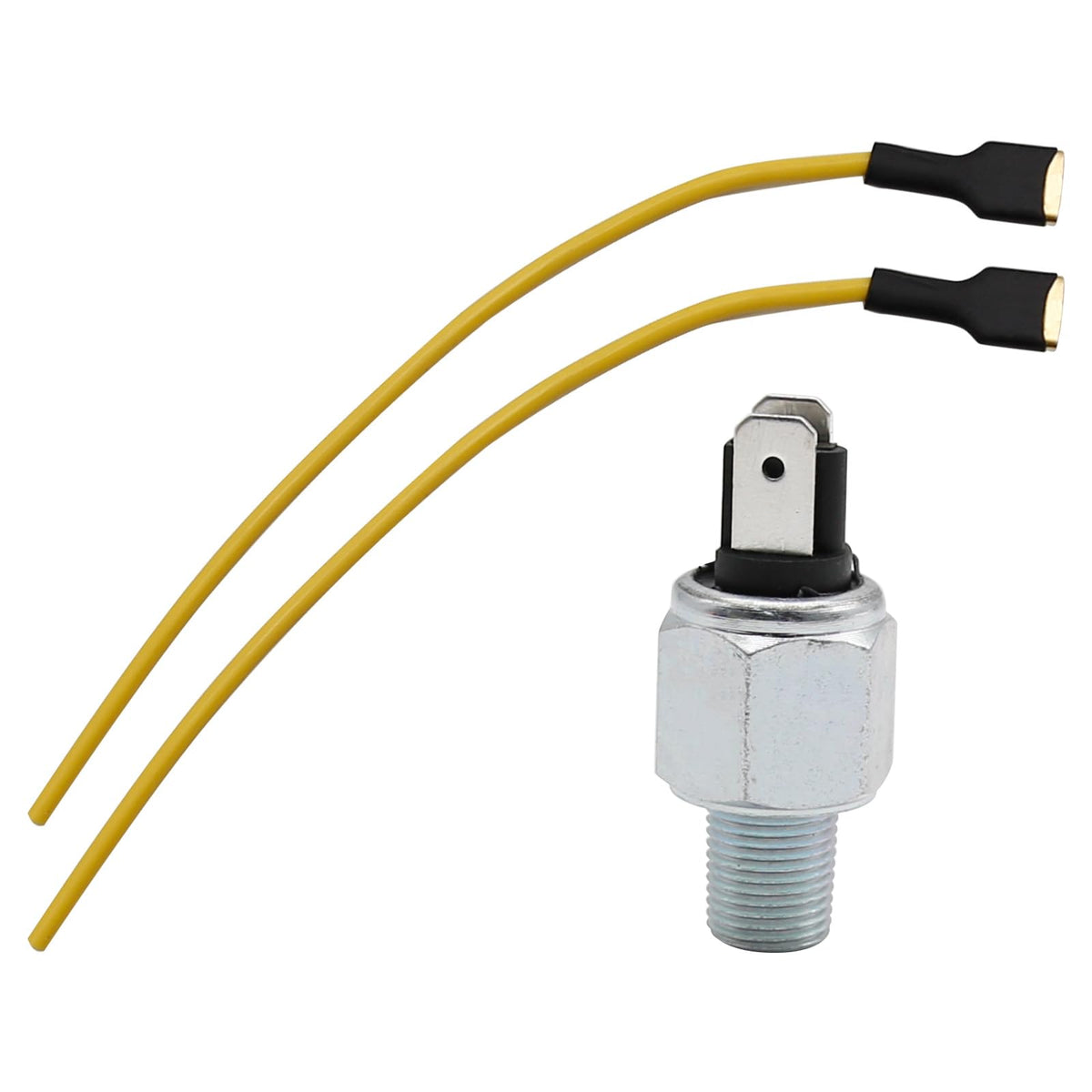 Vkinman Motorcycle Brake Switch Replacement For Harley Davidson Touring 2003-2014, Fxst 2004-2014, Fxd 2005-2007, Fxdwg 2004-2014 - Push Button, Manual Operation, Yellow
