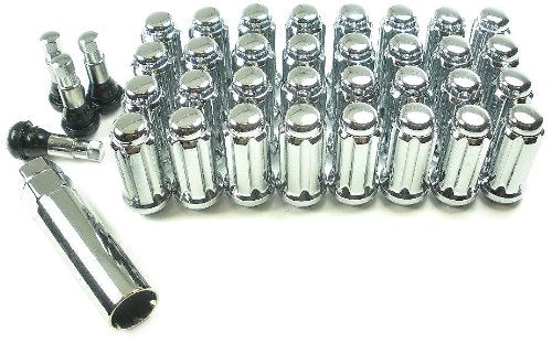 West Coast Accessories W5814St 14 Mm X 1.5'' Spline Closed End Truck Wheel Lug Nut Installation Kit - 8 Lug
