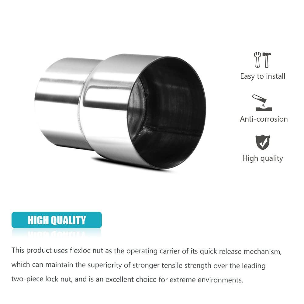 Universal 2.5' Id To 3' Od Exhaust Pipe Adapter Connector Reducer 304 Stainless Steel 2.5 Inch To 3.0 Inch 2 1/2” Id To 3.0” Od Kit