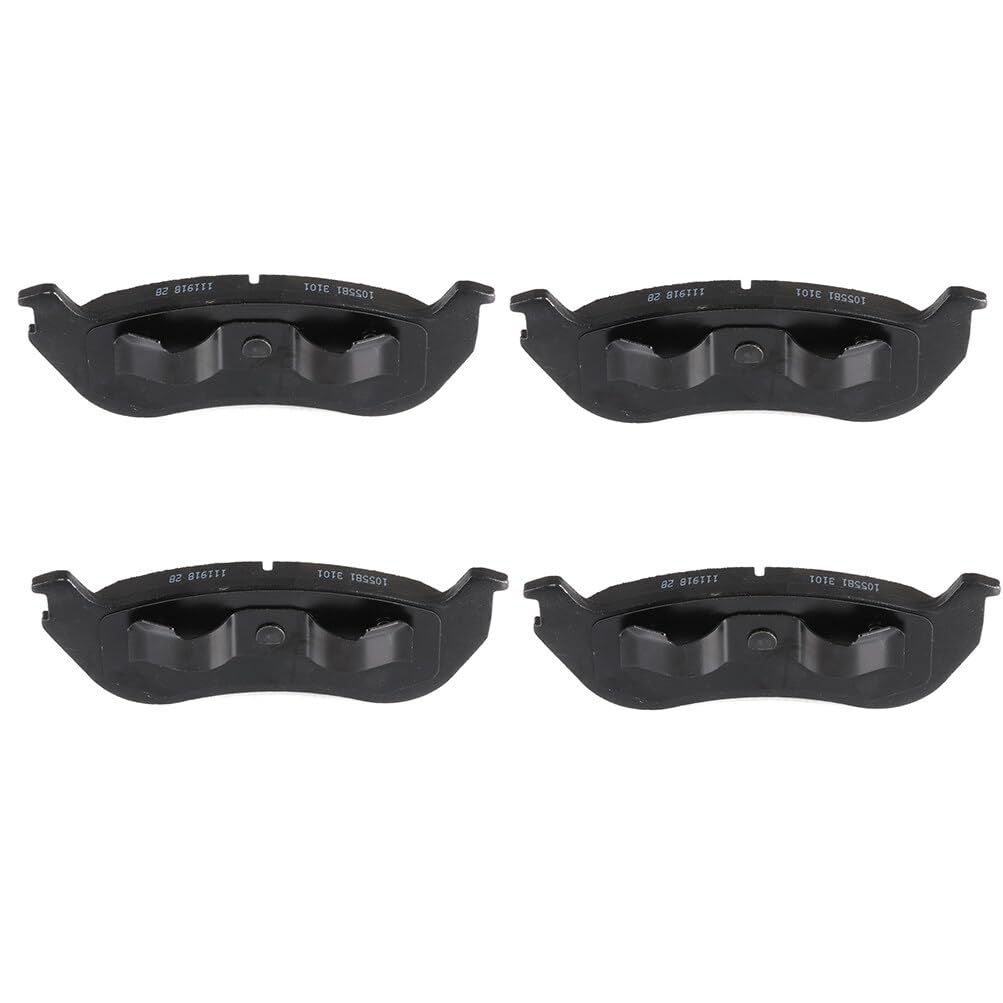 Eccpp D881-7907 4Pcs Rear Semi Metallic Disc Brake Pad Set Fit For Ford For Explorer 2002-2005,For Mercury Mountaineer 2002-2005