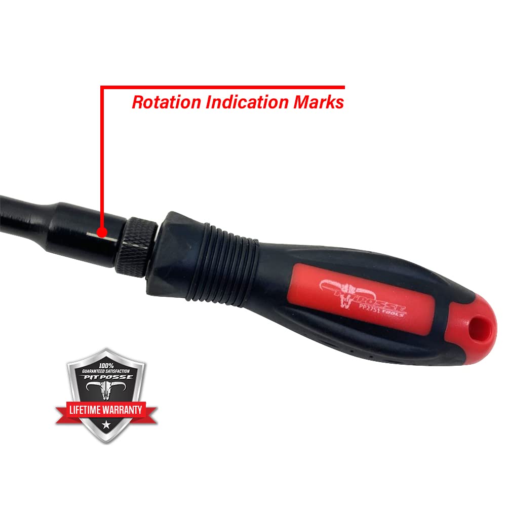 Pit Posse Carburetor Adjustment Tool - 110° Angled Head for Motorcycle Pilot Screw Air Mixture Adjustment