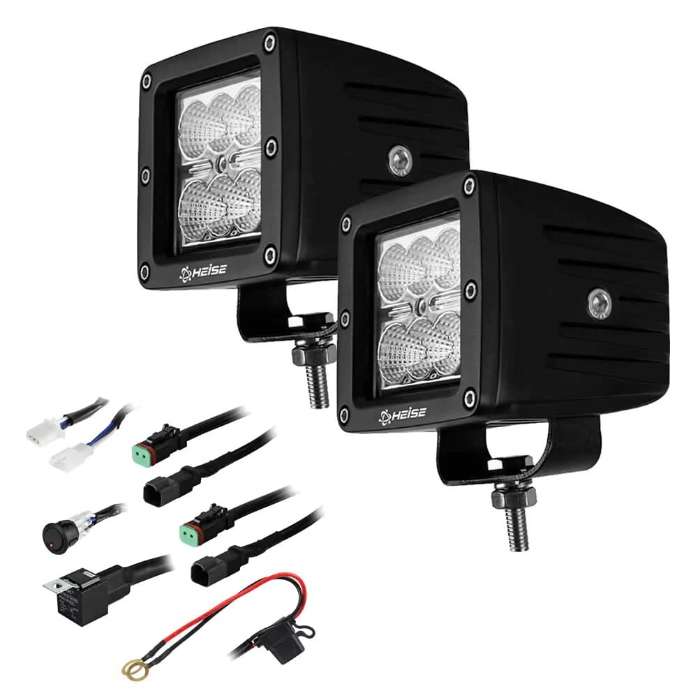 Heise - 3 Inch 6 Led Cube 2 Light Kit (He-Cl32Pk)