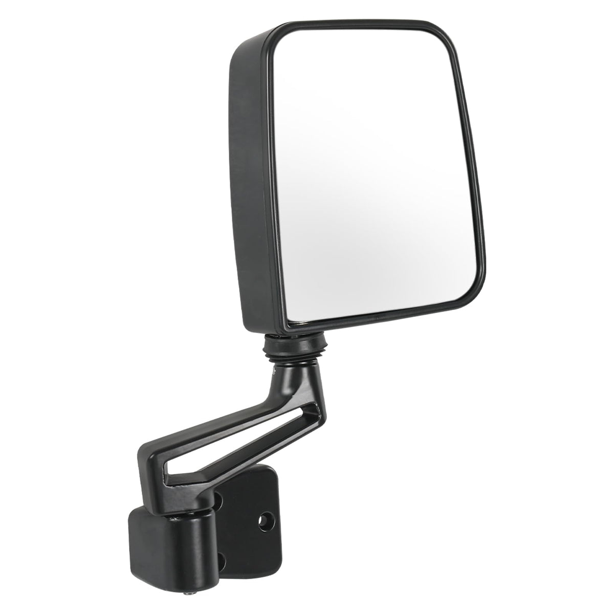 JDMSPEED Passenger Side View Mirrors with Black Cover Compatible with 1987-2002 Jeep Wrangler Manual Folding No Heated Replace# 