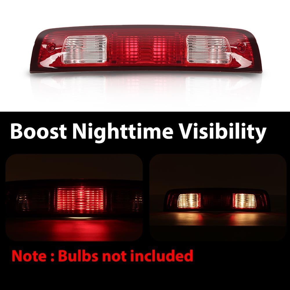 Pit66 3Rd Third Brake Light Compatible With Dodge Ram 1500 2009-2017/ Fit Dodge Ram 2500 3500 2010-2017 W/O Bulbs And Wiring Har