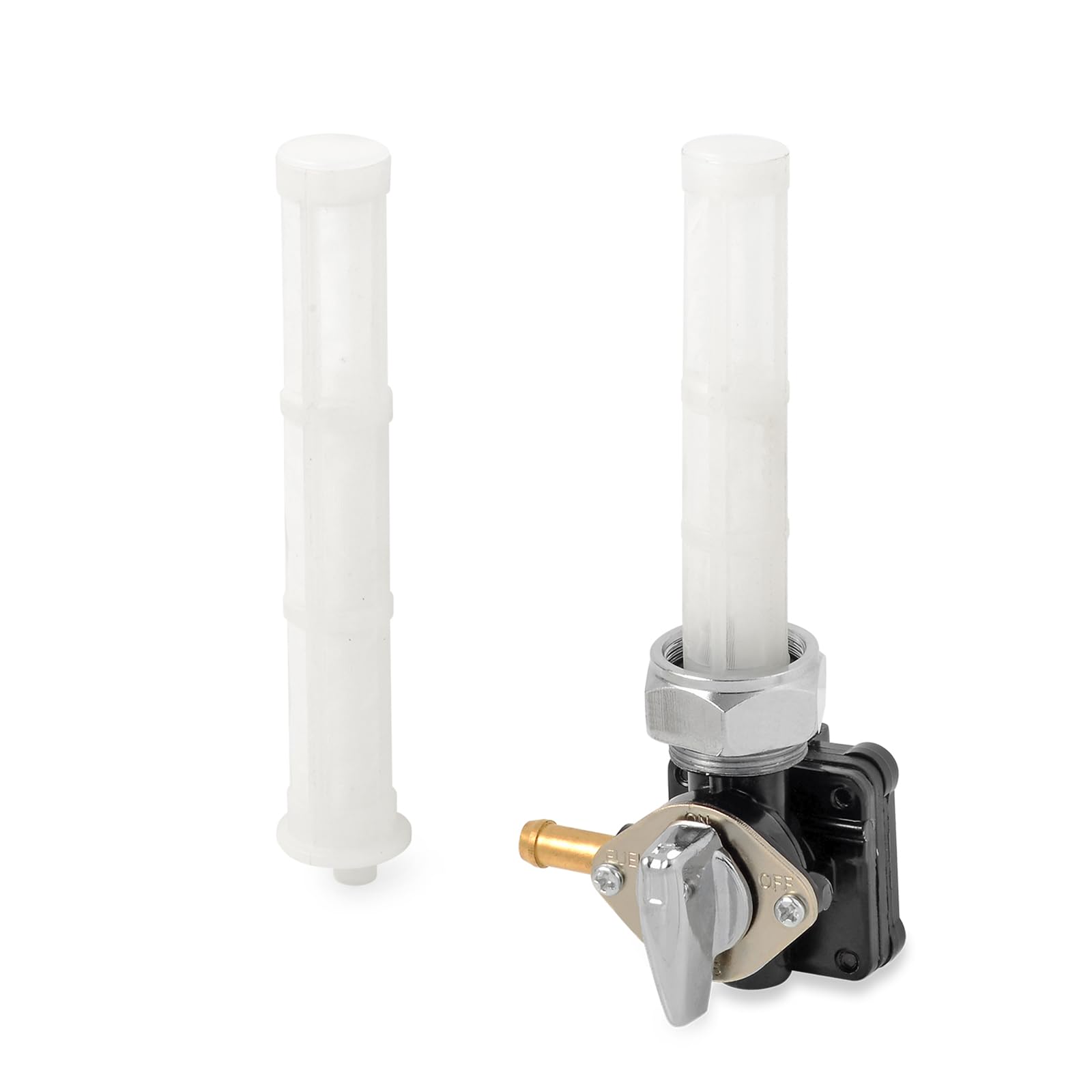 Fuel Valve Petcock 22mm Left exit For Harley FLSTF FXDL FLHT FLST FXSTB FLHR FXST 2002-2006 61338-02 VACUUM SYSTEM Petcock