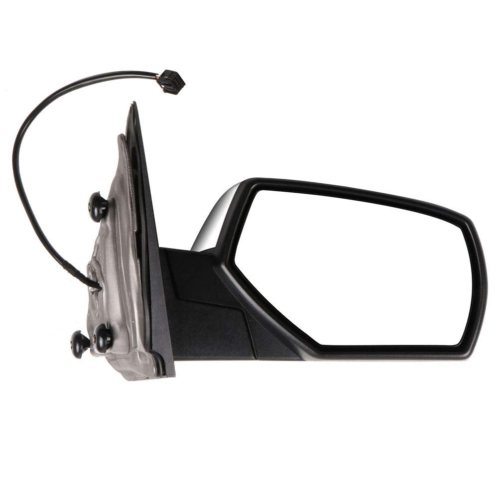 Eccpp Passenger Side Mirror Power Heated Right Rear View Mirror Chrome Fit 2014 2015 2016 2017 For Chevy Silverado 1500 Gmc Sier
