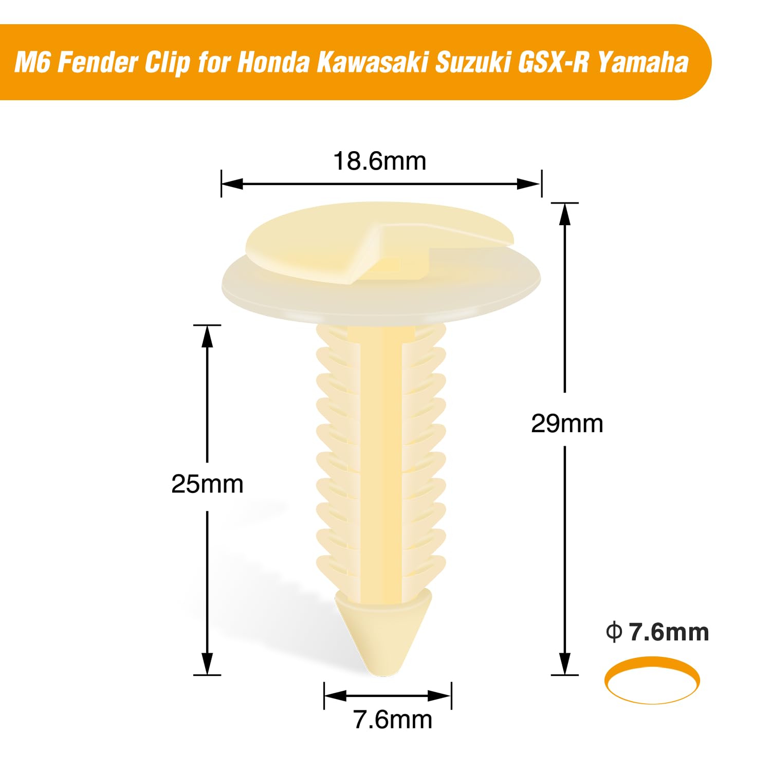 Gooacc 50 Pcs Rear Pillar Trim Panel Retainer Clip Door Trim Panel Retainer Clip For Gm 363137 Chevrolet Blazer Gmc Yukon