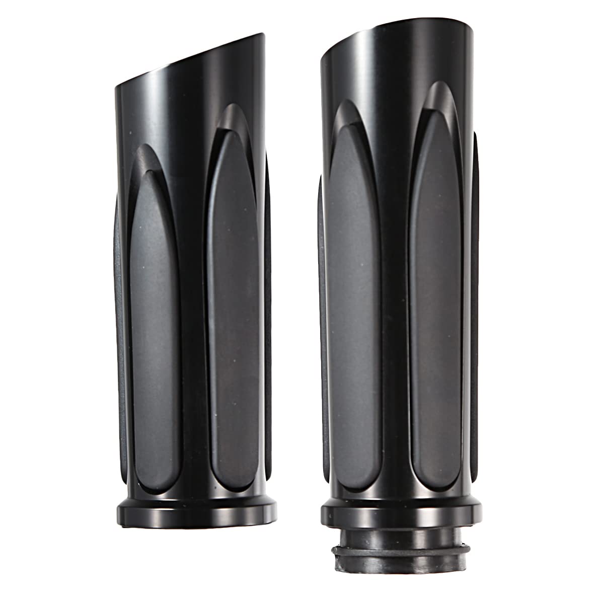 All Black Hand Grips for Harley Touring Street Glide Road King FLH/T FLHX FLHR 2008-2022 Models