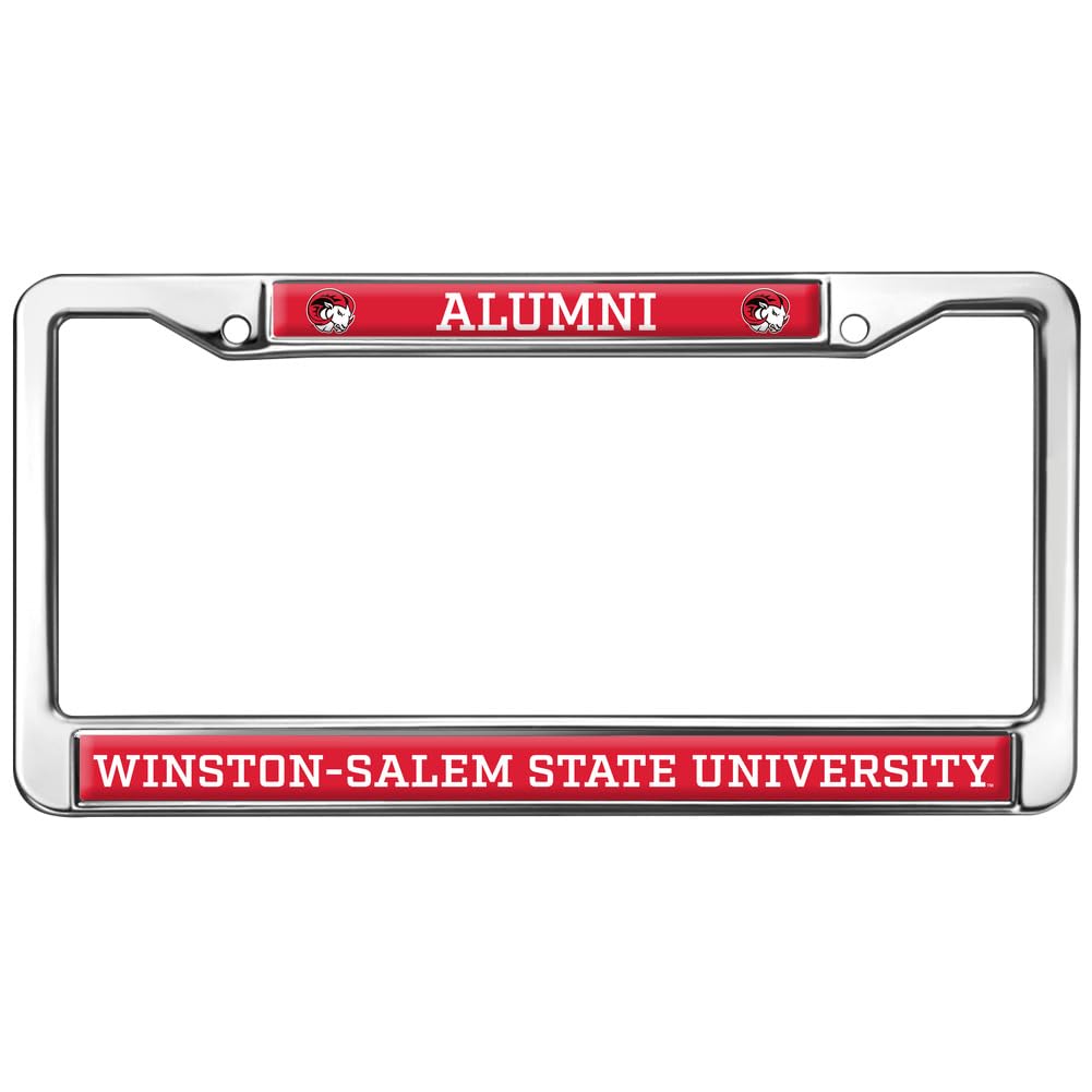Winston-Salem State University Alumni Full Size Standard License Plate Metal Frame