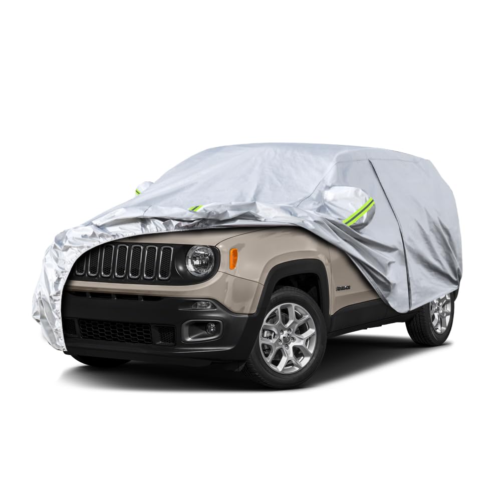 Koukou Suv Car Cover Custom Fit Jeep Renegade From 2014 To 2025, Waterproof All Weather For Automobiles, Sun Rain Dust Snow Prot
