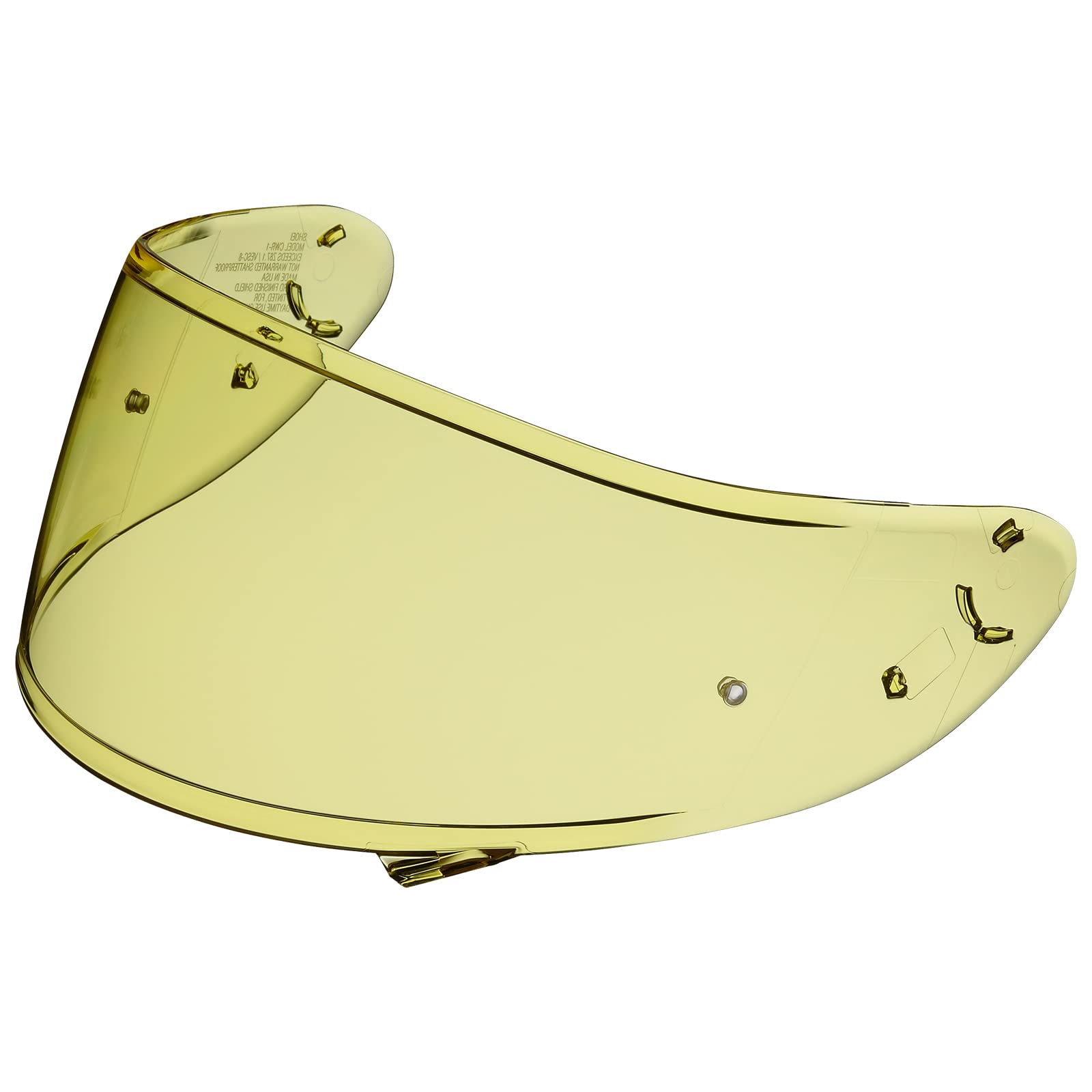 Shoei CWR-1 Shield Pinlock Motorcycle Helmet Accessories - Hi-Def Yellow/One Size