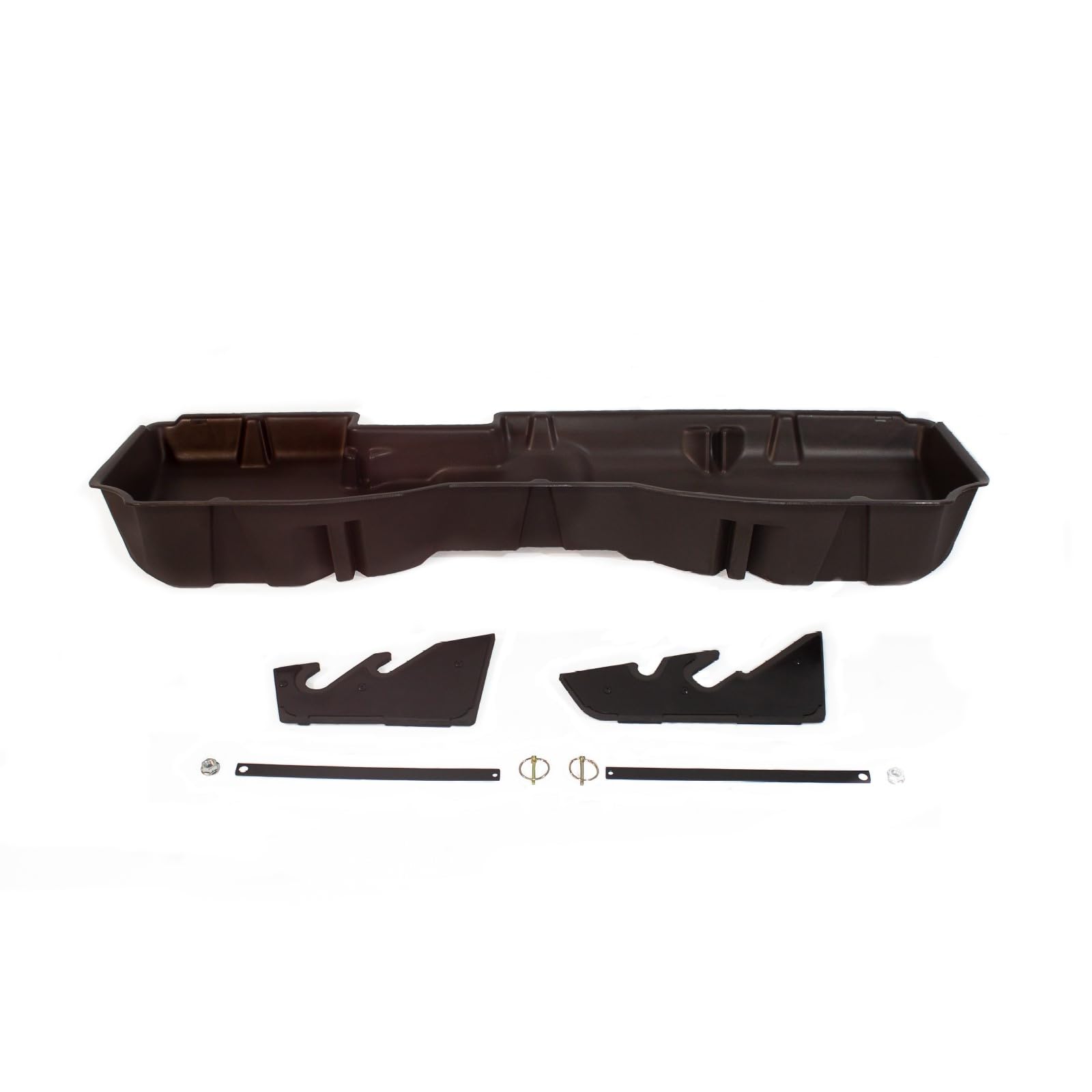 Du-Ha 10303 Under Seat Storage Fits 2014-2018 Chevy Silverado/Gmc Sierra Ld Crew Cab & 2015-2019 Hd Crew Cab | Brown Heavy-Duty 
