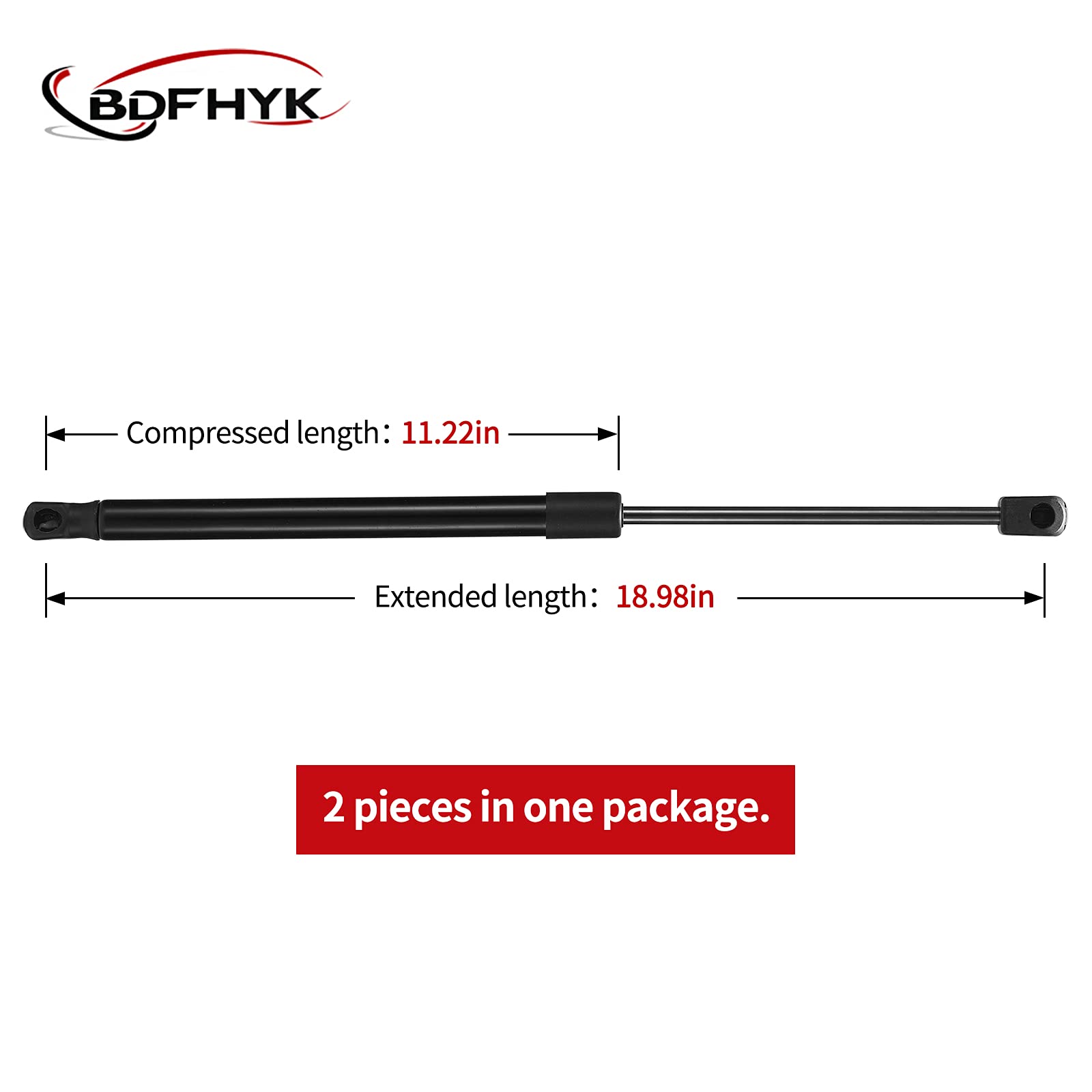 Hood Struts Lift Supports Car Hood Holder Bdfhyk Gas Spring For Dodge Ram 1500 2500 3500 4500 5500 Rust Resistant 4364 Trunk, 2