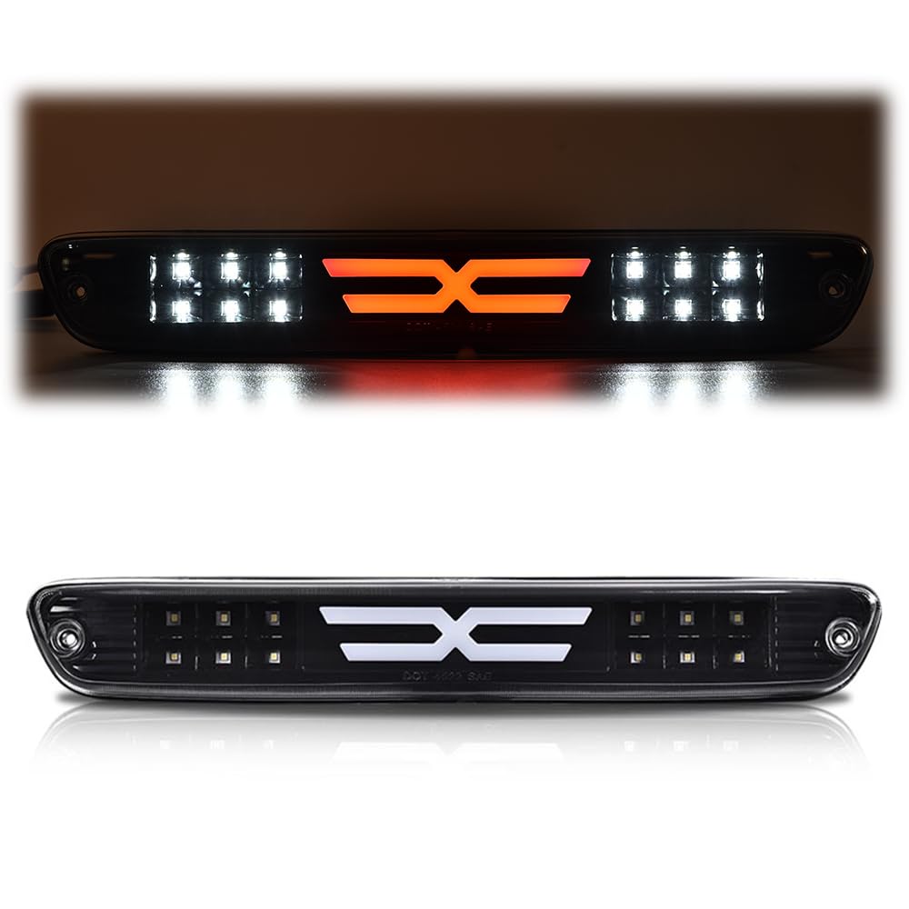 CNNELL LED 3rd Third Brake Light Type X Compatible with Chevy Colorado/GMC Canyon 2004-2012, Compatible with Isuzu I-Series 2006