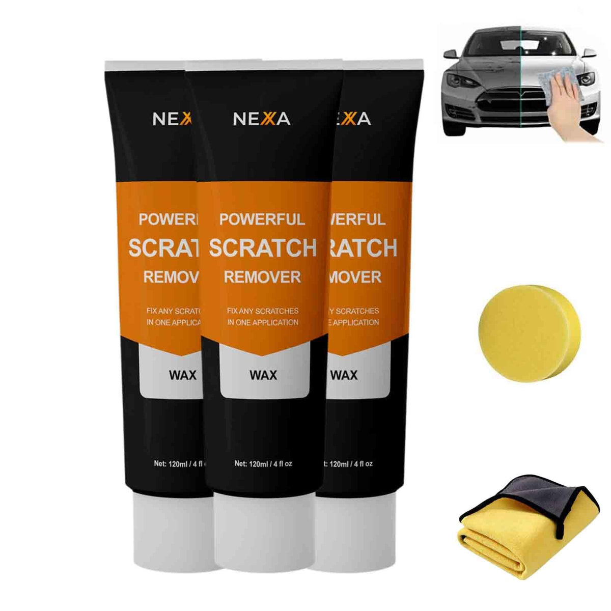 Nexa Car Scratch Remover, 2025 New Scratch Remover for Vehicles, Car Paint Scratch Repair Paste, Long-Lasting Protection, Easily