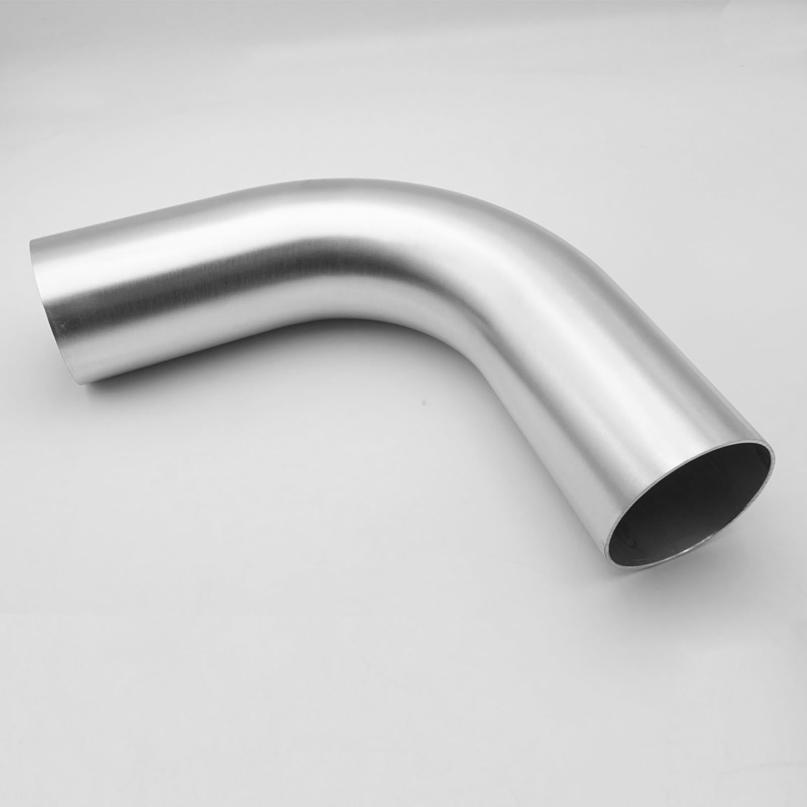 Ac Performance 2.75'' (70Mm) Od 90 Degree Aluminum Elbow Intercooler Pipe Air Intake Tube, 1.5D Radius, Brushed Finish