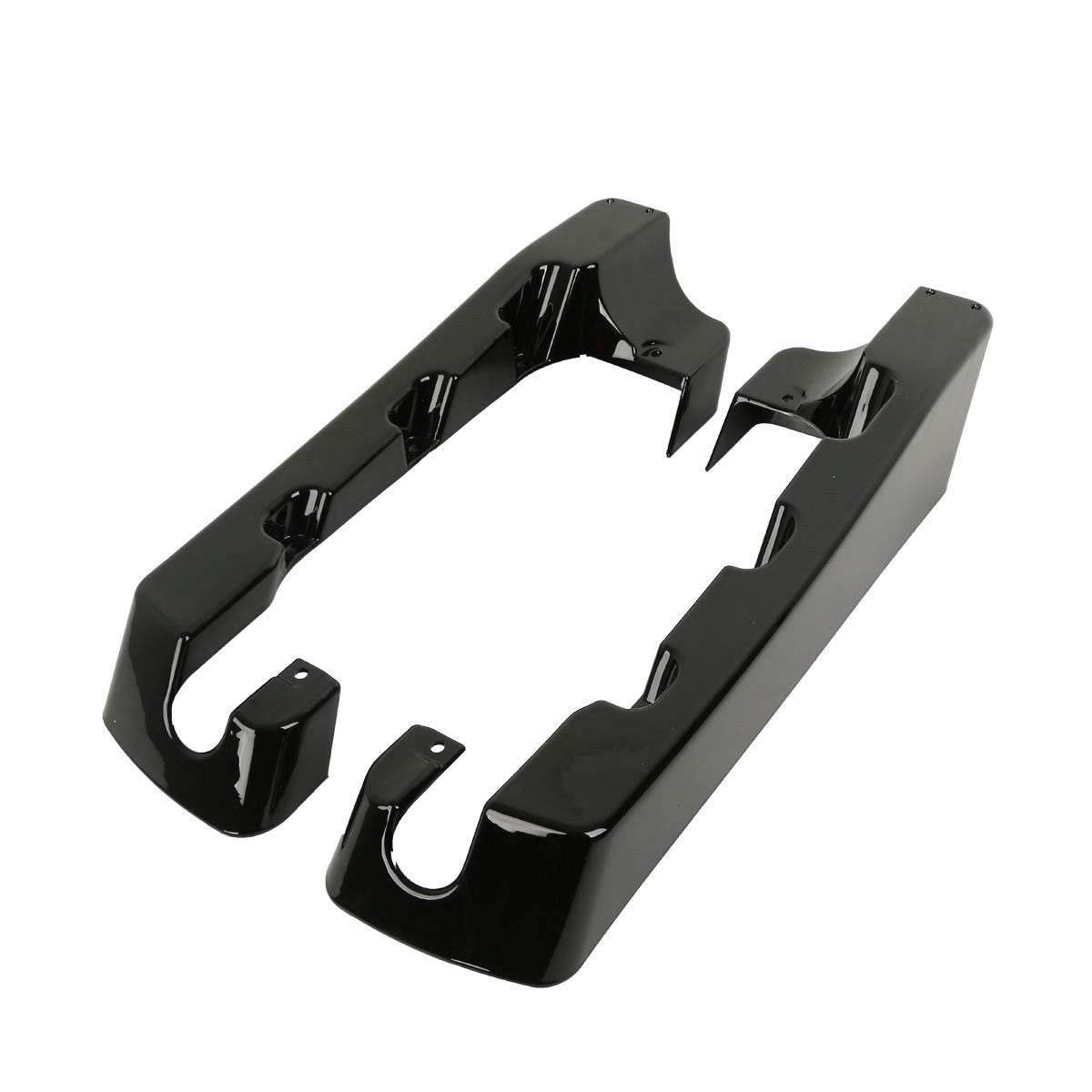 TCMT ABS 4'' Hard SaddleBag Extensions Fits For Harley Touring Models CVO Road Glide Road King Street Glide Electra Glide Ultra