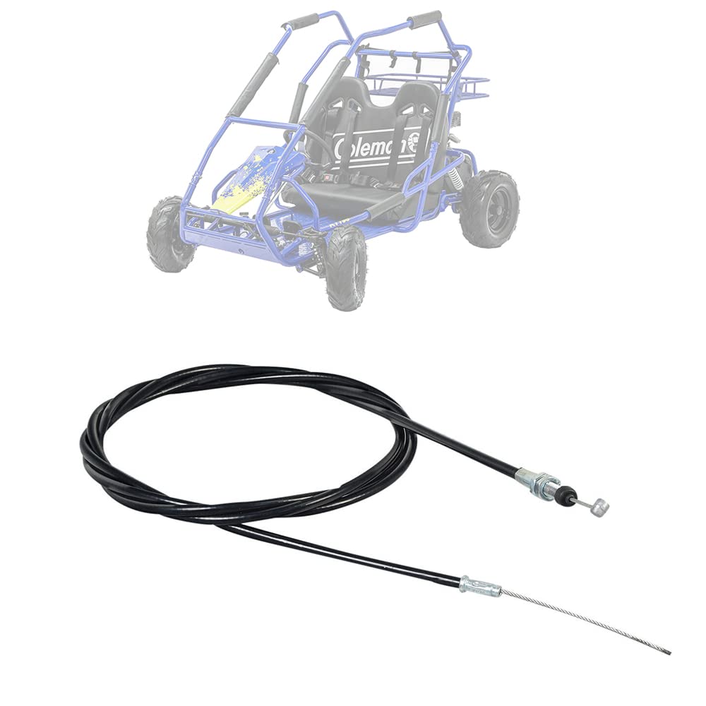 Chikia 84' Inch Go Kart Kt196 Throttle Cable For Coleman Go Kart 196Cc Hs200Gk Throttle Line