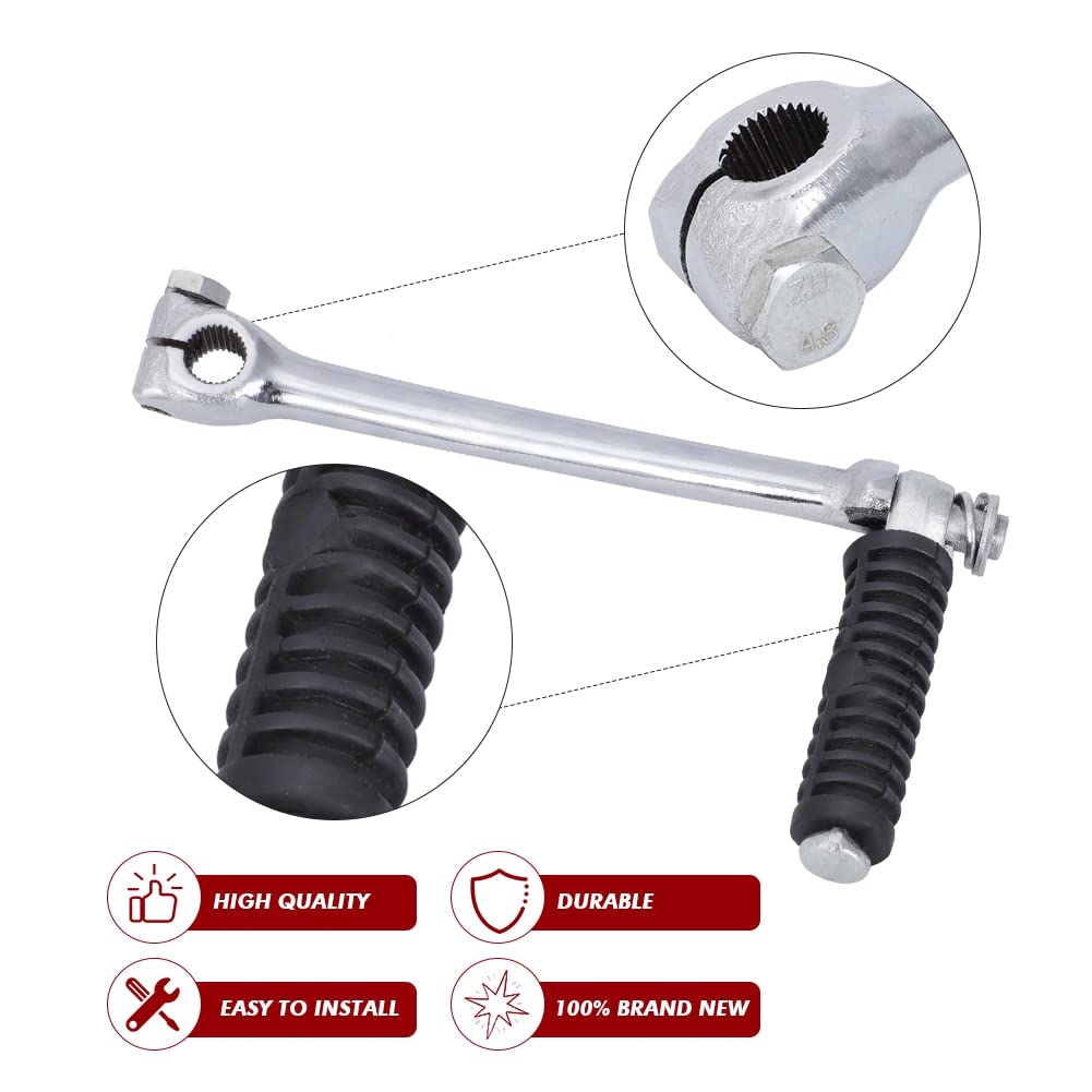 Motoparty Kickstart Lever Starter, For Honda Z50 Mini Trail C70 Ct70 Sl70 Xl70 Ct90 S90 St90 Cs90 Cs Sl St Ct 70 90 Kick Starter Lever