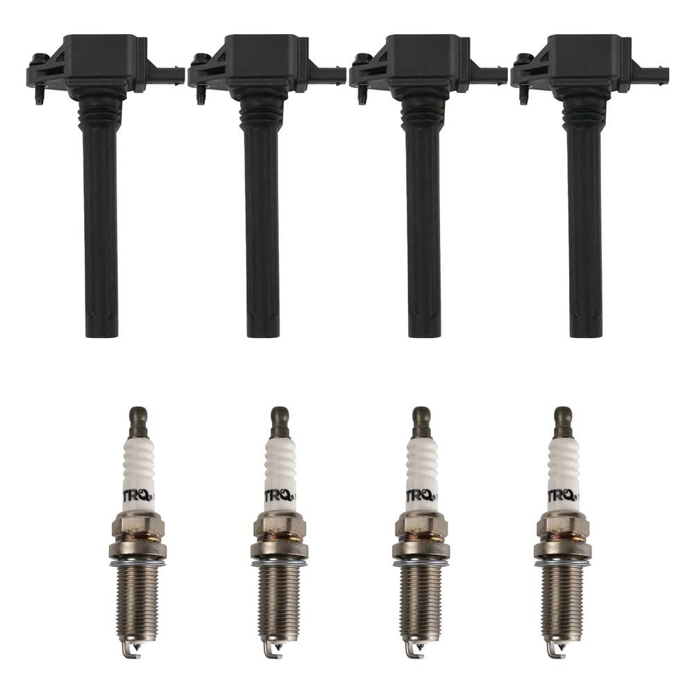 Trq Ignition Kit Ignition Coil Spark Plugs Compatible With 2013-2016 Dodge Dart