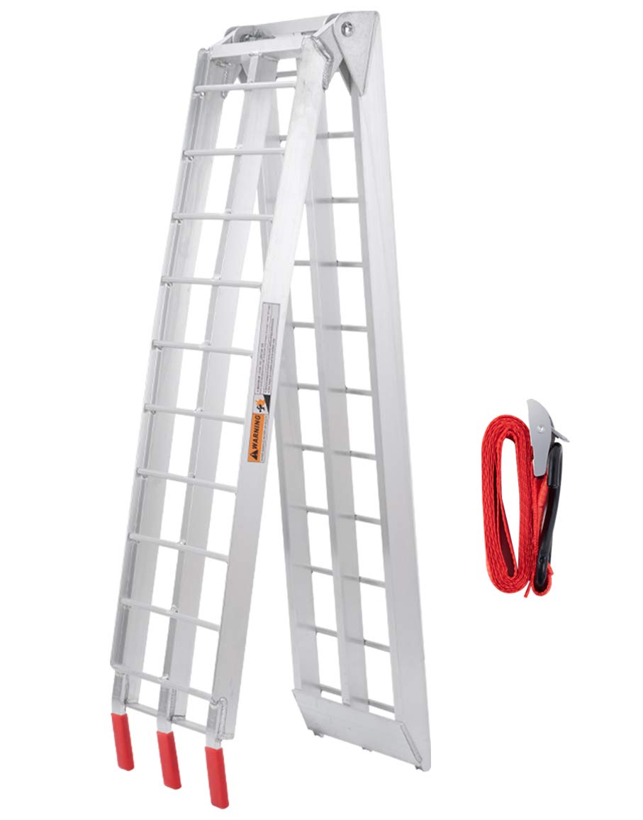 Vendav Motorcycle Ramp For Pickup Trucks 7.5Ft Folding Aluminum Dirt Bike Ramp,750 Lbs Capacity,Pc.